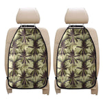Vintage Palm Tree Pattern Print Car Seat Organizers