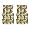 Vintage Palm Tree Pattern Print Front Car Floor Mats