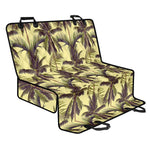 Vintage Palm Tree Pattern Print Pet Car Back Seat Cover