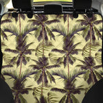 Vintage Palm Tree Pattern Print Pet Car Back Seat Cover