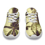 Vintage Palm Tree Pattern Print Sport Shoes GearFrost