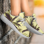 Vintage Palm Tree Pattern Print Sport Shoes GearFrost