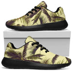 Vintage Palm Tree Pattern Print Sport Shoes GearFrost