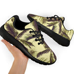 Vintage Palm Tree Pattern Print Sport Shoes GearFrost