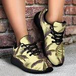 Vintage Palm Tree Pattern Print Sport Shoes GearFrost