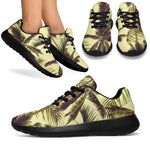 Vintage Palm Tree Pattern Print Sport Shoes GearFrost