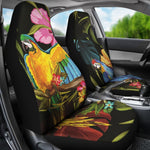 Vintage Parrot Universal Fit Car Seat Covers GearFrost
