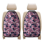 Vintage Pink Peony Floral Print Car Seat Organizers