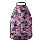Vintage Pink Peony Floral Print Car Seat Organizers
