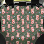 Vintage Pink Pig Pattern Print Pet Car Back Seat Cover