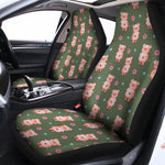 Vintage Pink Pig Pattern Print Universal Fit Car Seat Covers