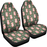 Vintage Pink Pig Pattern Print Universal Fit Car Seat Covers