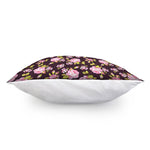 Vintage Pink Rose Floral Pattern Print Pillow Cover