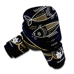 Vintage Pisces Zodiac Sign Print Boxing Gloves