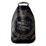 Vintage Pisces Zodiac Sign Print Car Seat Organizers