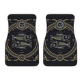 Vintage Pisces Zodiac Sign Print Front Car Floor Mats