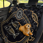 Vintage Pisces Zodiac Sign Print Pet Car Back Seat Cover