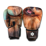 Vintage Pomeranian Portrait Boxing Gloves