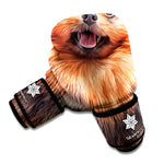 Vintage Pomeranian Portrait Boxing Gloves