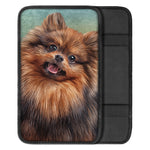 Vintage Pomeranian Portrait Car Center Console Cover