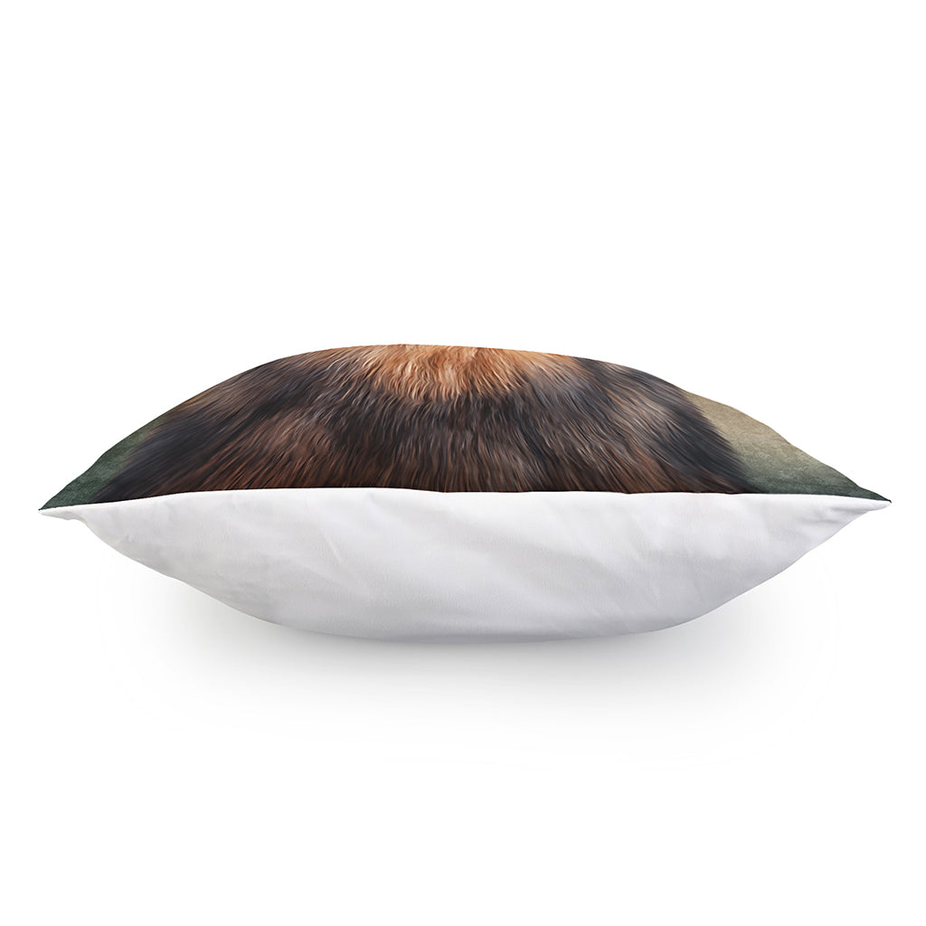 Vintage Pomeranian Portrait Pillow Cover