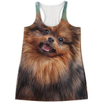 Vintage Pomeranian Portrait Women's Racerback Tank Top