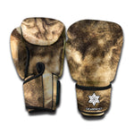 Vintage Pug Portrait Print Boxing Gloves