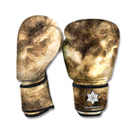 Vintage Pug Portrait Print Boxing Gloves