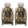 Vintage Pug Portrait Print Car Seat Organizers
