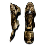 Vintage Pug Portrait Print Muay Thai Shin Guard