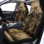 Vintage Pug Portrait Print Universal Fit Car Seat Covers