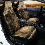 Vintage Pug Portrait Print Universal Fit Car Seat Covers