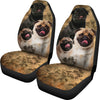 Vintage Pug Universal Fit Car Seat Covers GearFrost