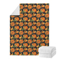 Vintage Pumpkin Pattern Print Blanket