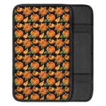 Vintage Pumpkin Pattern Print Car Center Console Cover