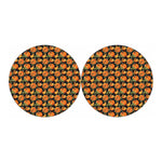 Vintage Pumpkin Pattern Print Car Coasters