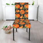 Vintage Pumpkin Pattern Print Dining Chair Slipcover