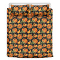 Vintage Pumpkin Pattern Print Duvet Cover Bedding Set