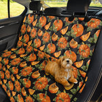 Vintage Pumpkin Pattern Print Pet Car Back Seat Cover