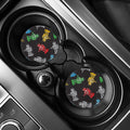 Vintage Robot Pattern Print Car Coasters