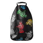 Vintage Robot Pattern Print Car Seat Organizers