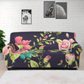 Vintage Rose Floral Flower Pattern Print Sofa Cover