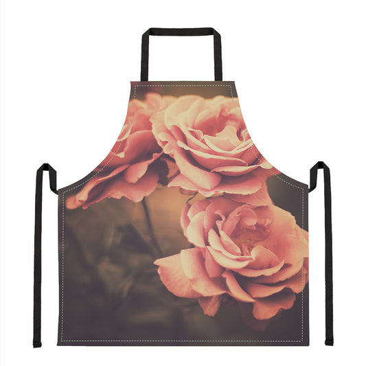 Vintage Rose Print Apron
