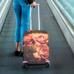 Vintage Rose Print Luggage Cover