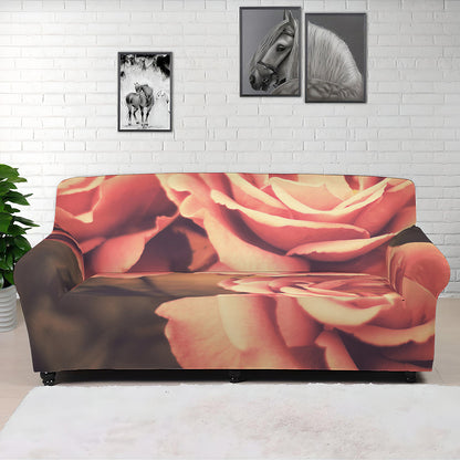 Vintage Rose Print Sofa Cover