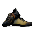 Vintage Rottweiler Portrait Print Black Sneakers