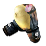 Vintage Rottweiler Portrait Print Boxing Gloves