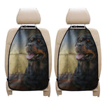 Vintage Rottweiler Portrait Print Car Seat Organizers