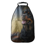 Vintage Rottweiler Portrait Print Car Seat Organizers