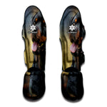 Vintage Rottweiler Portrait Print Muay Thai Shin Guard